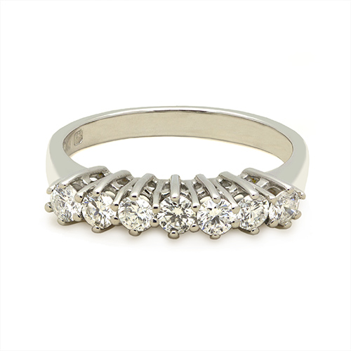 Zaveris 18 Carat White Gold and Diamond Ring