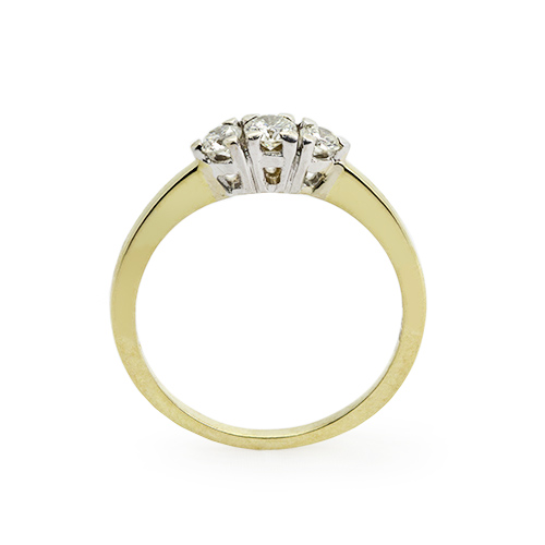 Zaveris 18 Carat Solid Yellow Gold Diamond Ring