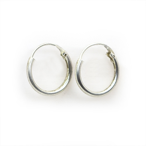 Zaveris Sterling Silver Round Earrings