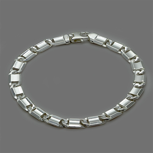 Zaveris Sterling Silver Scooped Bracelet