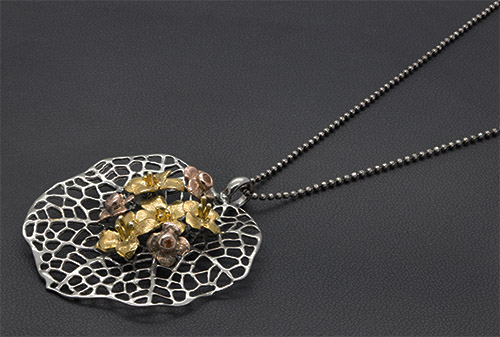 Zaveris Sterling Silver Yellow Sapphire Necklace