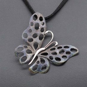 Silver Butterfly Pendant