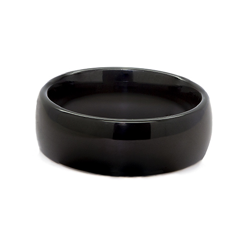 Zaveris Tungsten Carbide Dome Wedding Ring