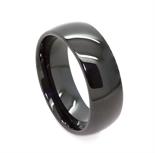 Zaveris Tungsten Carbide Dome Wedding Ring
