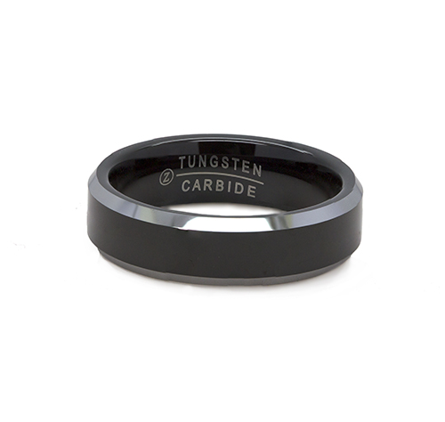 Zaveris Tungsten Carbide 6mm Wedding Ring