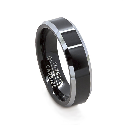 Zaveris Tungsten Carbide 6mm Wedding Ring
