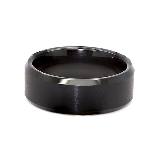 Zaveris Tungsten Carbide 8mm Wedding Ring