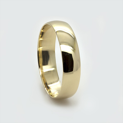 Zaveris 18 Carat Solid Yellow Gold 5mm Wedding Ring