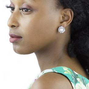 Zaveris Pearl and Cubic Zircon Earrings