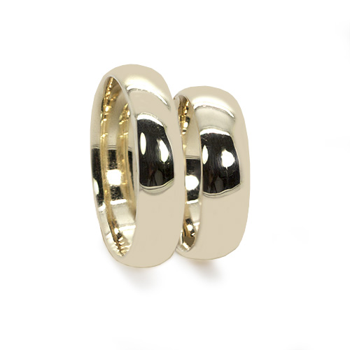 Zaveris 9 Carat Yellow Gold Classic Pristine Wedding Bands