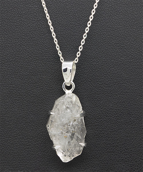 Zaveris Sterling Silver Herkimer Necklace