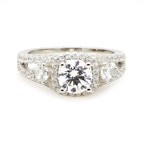 Zaveris Silver Celestial Cubic Zircon Ring