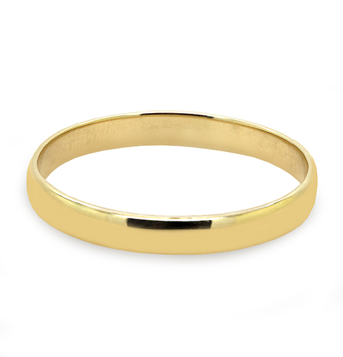 Zaveris 9 Carat 3mm Yellow Gold Wedding Band