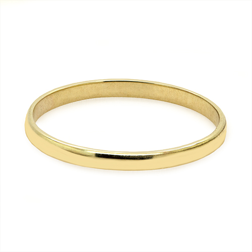 Zaveris 9 Carat 2mm Yellow Gold Wedding Band