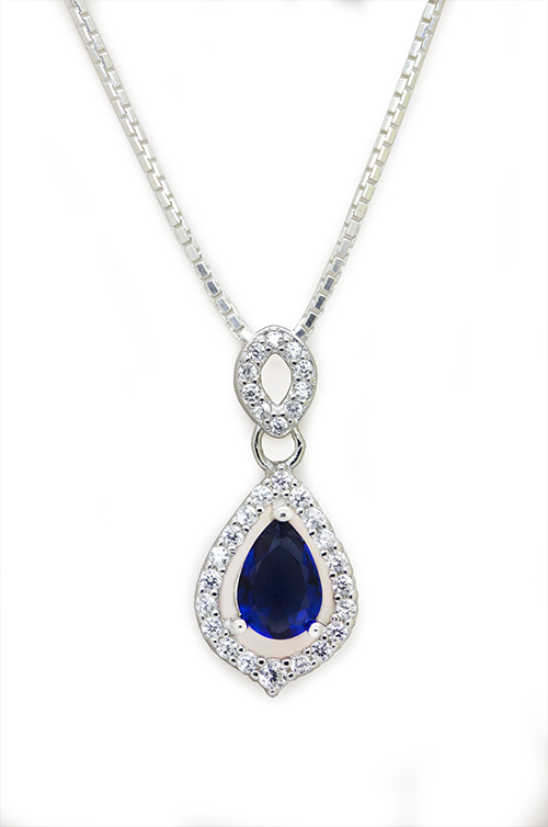 Zaveris Sterling Silver Urban Chic Pendant Set