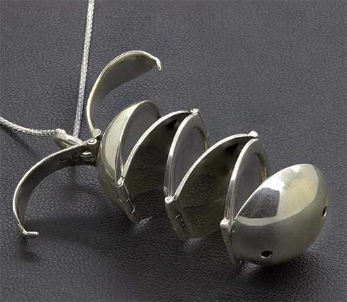 Zaveris Sterling Silver Hidden Treasures Locket