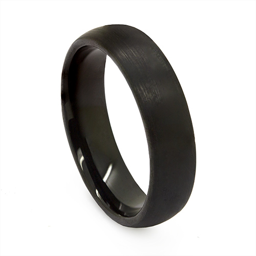 Zaveris Tungsten Carbide Matte Finish 6mm Ring
