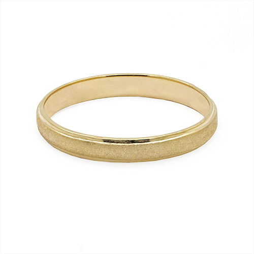 Zaveris 18 Carat Yellow Gold 3mm Wedding Band