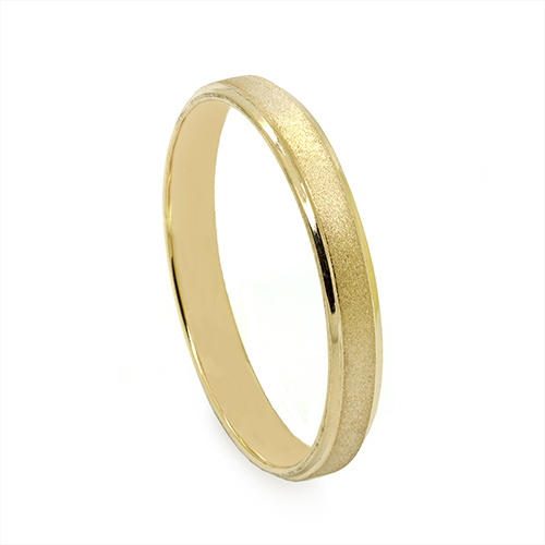 Zaveris 18 Carat Yellow Gold 3mm Wedding Band