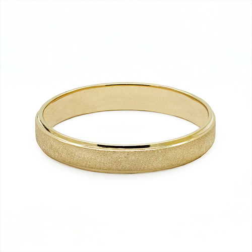 Zaveris 18 Carat 3.5mm Yellow Gold Wedding Band