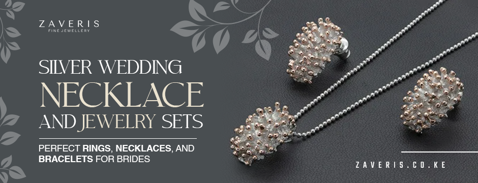 Silver Wedding Necklace and Jewelry Sets: Perfect Rings, Necklaces, and Bracelets for Brides