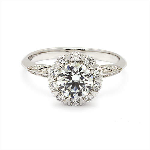 Zaveris 18ct White Gold Lab-Grown Showstopper Diamond Ring