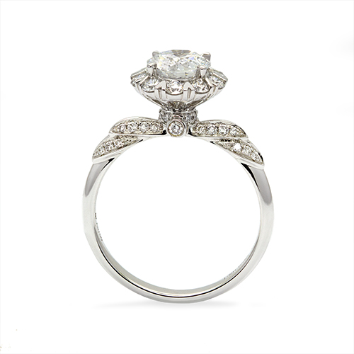 Zaveris 18ct White Gold Lab-Grown Showstopper Diamond Ring
