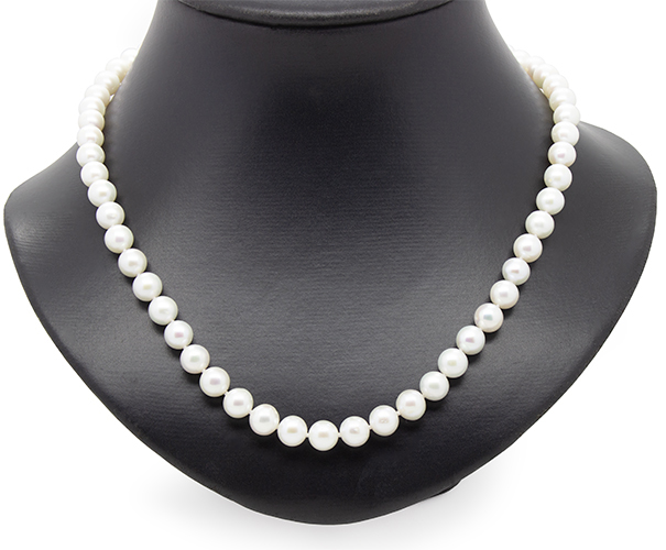 Zaveris Classic 7–7.5mm Freshwater Pearl Elegance Necklace